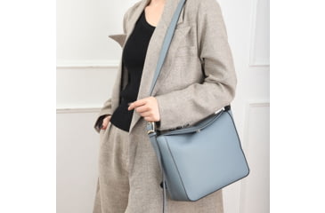 Image of VISM BW2382 PU Leather Purse, Blue, BW2382BL