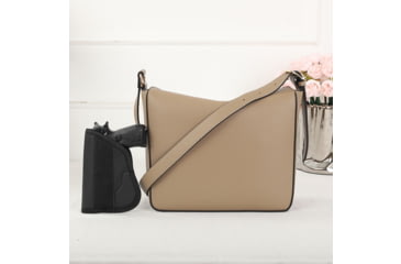 Image of VISM BW2382 PU Leather Purse, Tan, BW2382T
