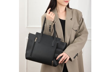 Image of VISM BW2810 PU Leather Purse, Black, BW2810B