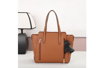 Image of VISM BW2810 PU Leather Purse, Brown, BW2810BR