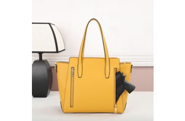 Image of VISM BW2810 PU Leather Purse, Yellow, BW2810Y