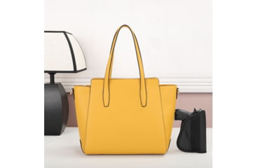Image of VISM BW2810 PU Leather Purse, Yellow, BW2810Y