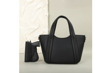 Image of VISM BW3802 PU Leather Purse, Black, BW3802B