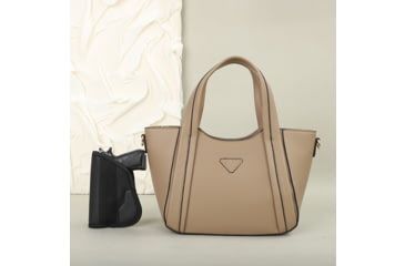 Image of VISM BW3802 PU Leather Purse, Tan, BW3802T