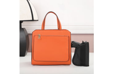 Image of VISM BW5520 PU Leather Purse, Orange, BW5520OR