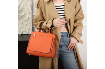 Image of VISM BW5520 PU Leather Purse, Orange, BW5520OR