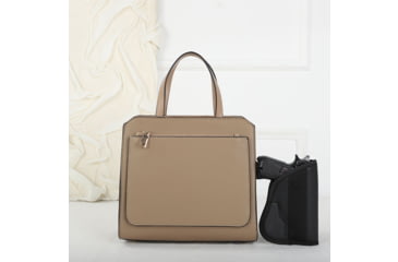 Image of VISM BW5520 PU Leather Purse, Tan, BW5520T