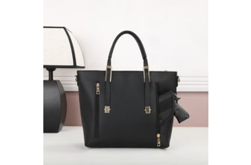 Image of VISM BW6850 PU Leather Purse, Black, BW6850B