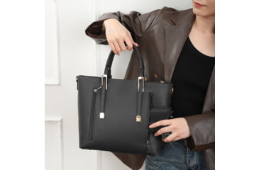 Image of VISM BW6850 PU Leather Purse, Black, BW6850B