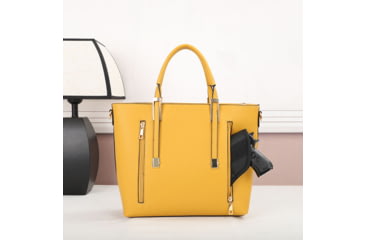 Image of VISM BW6850 PU Leather Purse, Yellow, BW6850Y