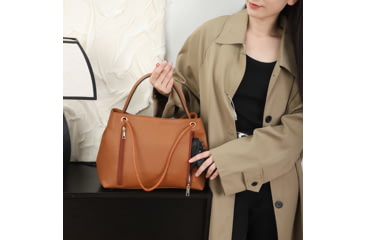 Image of VISM BW855 PU Leather Purse, Brown, BW855BR