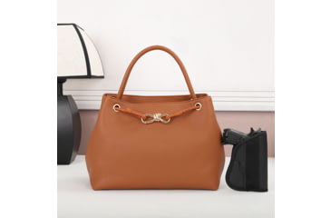 Image of VISM BW855 PU Leather Purse, Brown, BW855BR