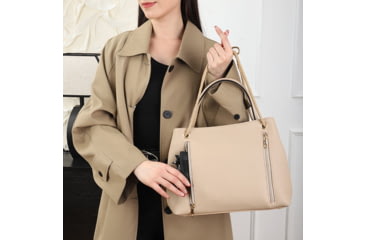 Image of VISM BW855 PU Leather Purse, Tan, BW855T