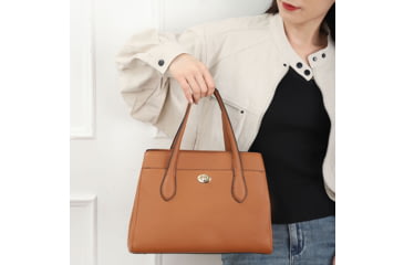 Image of VISM BW8803 PU Leather Purse, Brown, BW8803BR