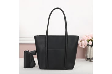 Image of VISM BW8808 PU Leather Purse, Black, BW8808B