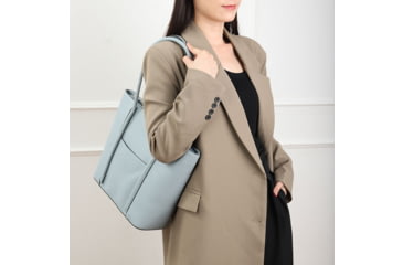 Image of VISM BW8808 PU Leather Purse, Blue, BW8808BL