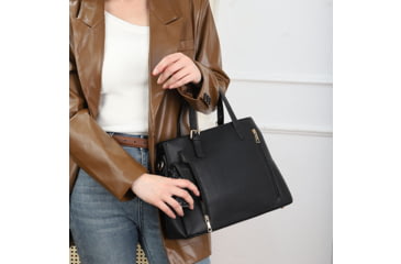 Image of VISM BW8866 PU Leather Purse, Black, BW8866B