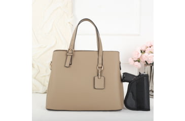 Image of VISM BW8866 PU Leather Purse, Tan, BW8866T