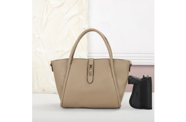 Image of VISM BW8868 PU Leather Purse, Tan, BW8868T