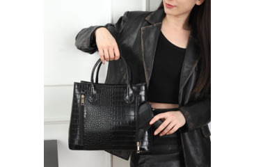 Image of VISM BW8903 PU Leather Purse, Black, BW8903B