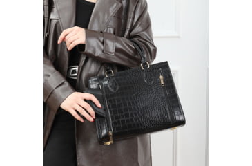 Image of VISM BW8906 PU Leather Purse, Black, BW8906B