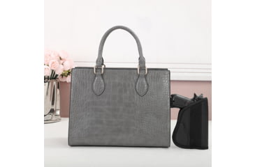 Image of VISM BW8906 PU Leather Purse, Grey, BW8906GY