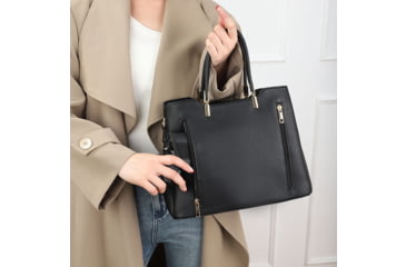 Image of VISM BW8908 PU Leather Purse, Black, BW8908B