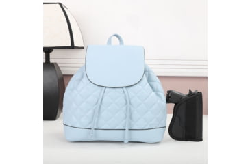 Image of VISM BW9316 PU Daypack, Blue, BW9316BL