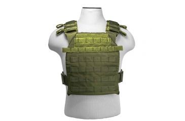 Image of Vism By Ncstar Fast Plate Carrier for 10x12in Plates, Green, CVPCF2995G