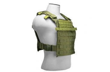 Image of Vism By Ncstar Fast Plate Carrier for 10x12in Plates, Green, CVPCF2995G
