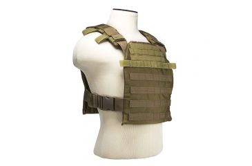 Image of Vism By Ncstar Fast Plate Carrier for 10x12in Plates, Tan, CVPCF2995T