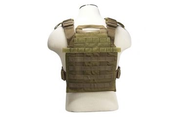 Image of Vism By Ncstar Fast Plate Carrier for 10x12in Plates, Tan, CVPCF2995T