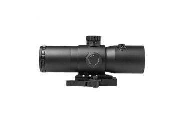 Image of VISM CBT Series 3.5X40 Prismatic Scope/Built In Red Laser/Blue Ill./Mil Dot/Green Lens, BLACK VCBTREM3540G