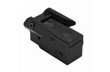 Image of Vism Compact Pistol Green Laser W/Keymod Rail, Black VAPRLSGKM