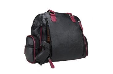 Image of Vism Concealed Carry Braided Shoulder Bag, Burgundy, BWB002