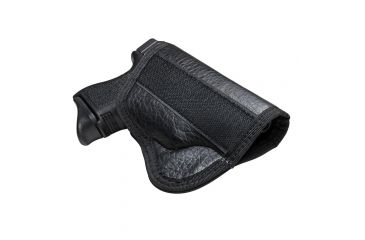 Image of Vism Concealed Carry Quilted Hobo Bag-BLACK w/ BROWN, Black w/Brown, BWD002