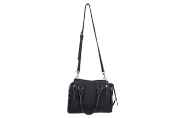 Image of Vism Daisy Crossbody Satchel, Black, BWQ001