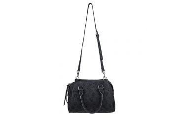 Image of Vism Daisy Crossbody Satchel, Black, BWQ001