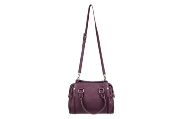 Image of Vism Daisy Crossbody Satchel, Burgundy, BWQ003