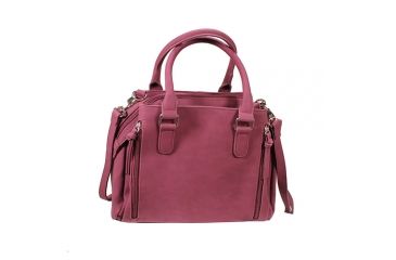 Image of Vism Daisy Crossbody Satchel, Burgundy, BWQ003
