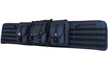 Image of VISM Double 52in Carbine Case, Blue With Black Trim, CVDC2946BL-52