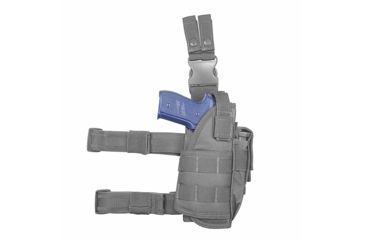 Image of VISM Drop Leg Tactical Holster, Urban Gray CVDLHOL2955U