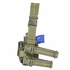 Image of Vism Drop Leg Universal Holster , Woodland Camo, CVDLHOL2954WC