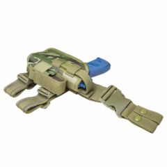 Image of Vism Drop Leg Universal Holster , Woodland Camo, CVDLHOL2954WC