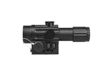 Image of VISM Duo Series 4X34 Scope/Built In Offset Green Dot Relflex Sight/Blue Ill. Urban Tactical Reticle/Picatinny Base/Green Lens, BLACK VDUO434DGB