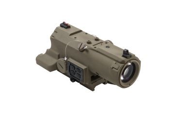 Image of Vism ECO 4X34 Prismatic Rifle Scope w/ Green Laser, Red/White LED Navigation Light, Tan VECO434QRTM2