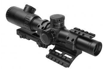 Image of Vism Evolution 1.1-4X24 Scope/ Dot Plex/ And Vism Vmsprb Mount Combo, BLACK VEVOFD11424G/SPR