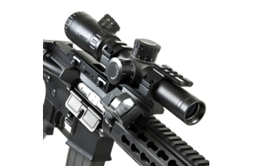 Image of Vism Evolution 1.1-4X24 Scope/ Mil-Dot/ And Vism Vmsprb Mount Combo, BLACK VEVOFM11424G/SPR