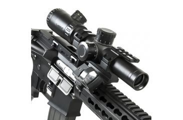 Image of Vism Evolution 1.1-4X24 Scope/ P4 Sniper/ And Vism Vmsprb Mount Combo, BLACK VEVOFP11424G/SPR