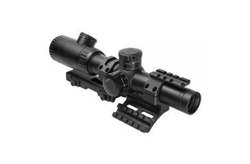 Image of Vism Evolution 1.1-4X24 Scope/ P4 Sniper/ And Vism Vmsprb Mount Combo, BLACK VEVOFP11424G/SPR